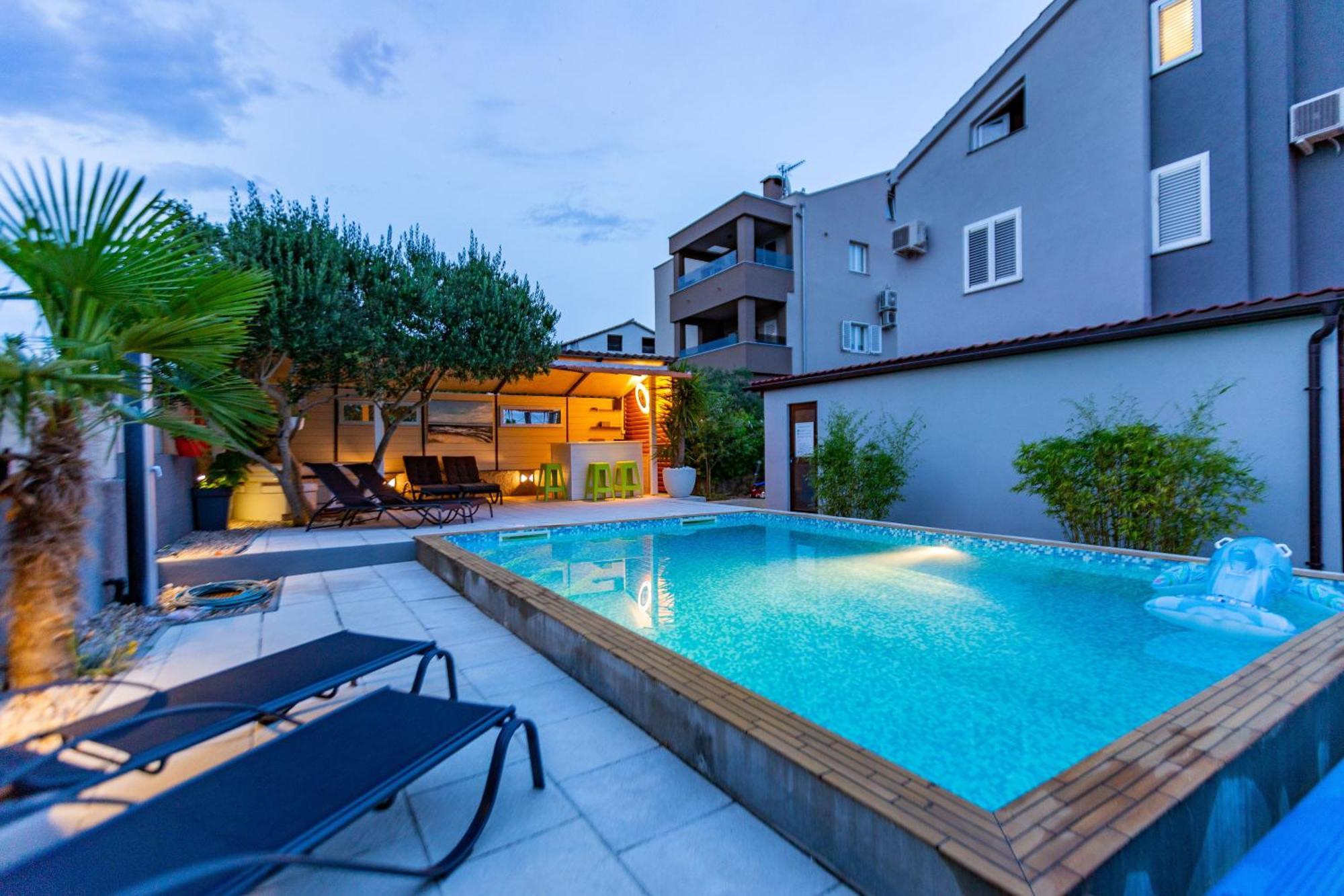 Katina Apartment With Private Pool Zadar Eksteriør bilde